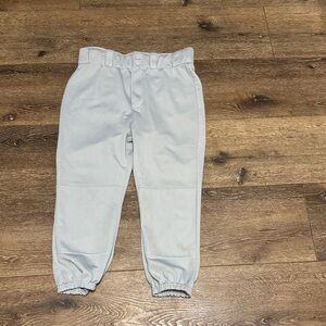 Wilson gray baseball pants youth large